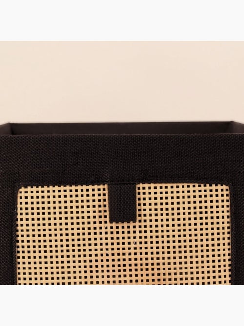 Cube de rangement en cannage 31x31x31cm - Kiabi Cube de rangement en cannage 31x31x31cm - Kiabi