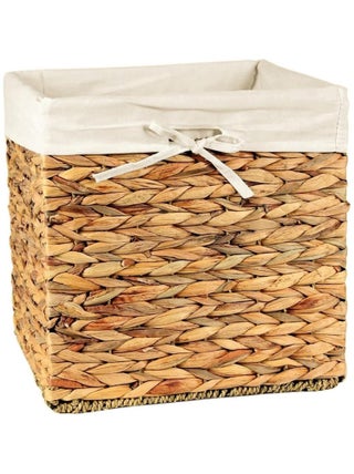 Cube De Rangement En Jacinthe D'eau - 32x32x32/33cm