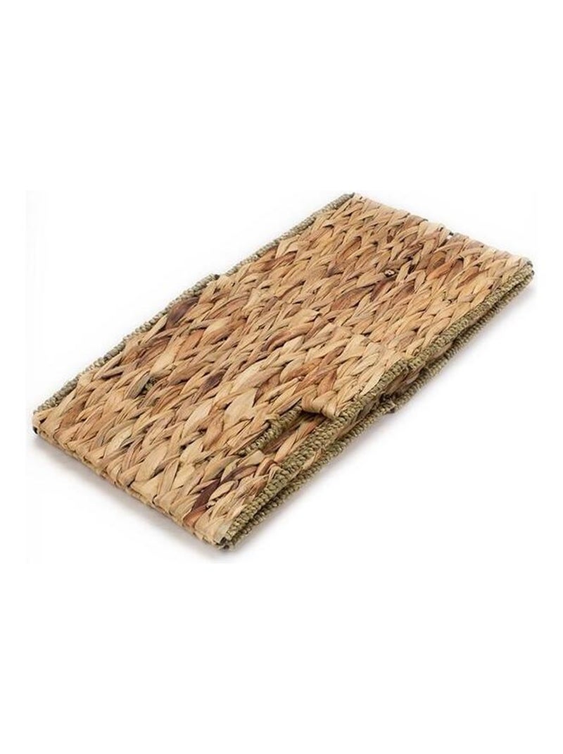 Cube De Rangement En Jacinthe D'eau - 32x32x32/33cm Beige - Kiabi