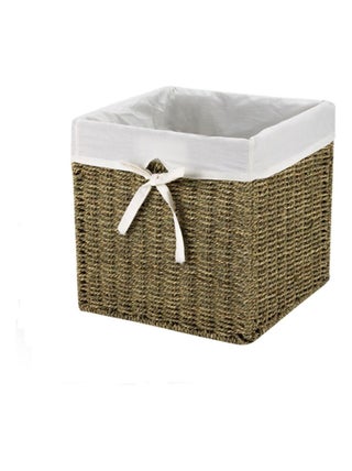 Cube De Rangement En Jonc De Mer 28x28x28cm