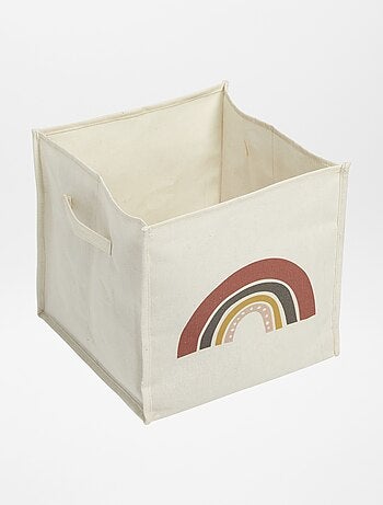 Cube de rangement en tissu
