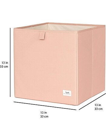 Cube de rangement en tissu recyclé