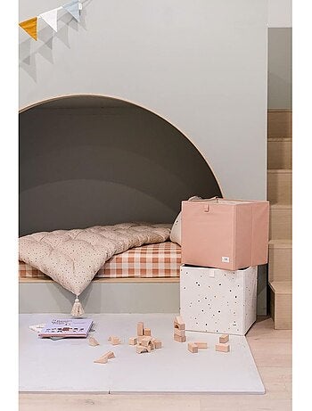 Cube de rangement en tissu recyclé
