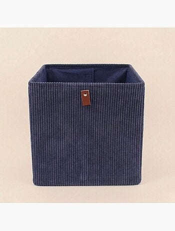 Cube de rangement en velours 31x3cm