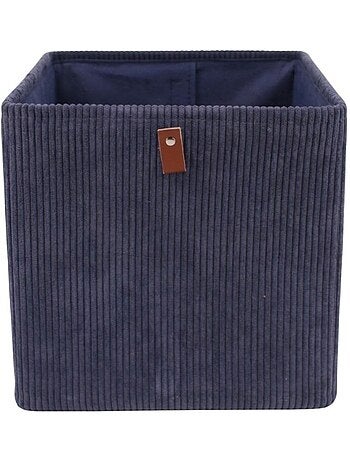 Cube de rangement en velours 31x3cm