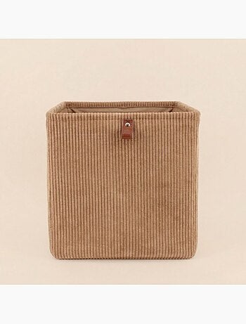 Cube de rangement en velours 31x3cm