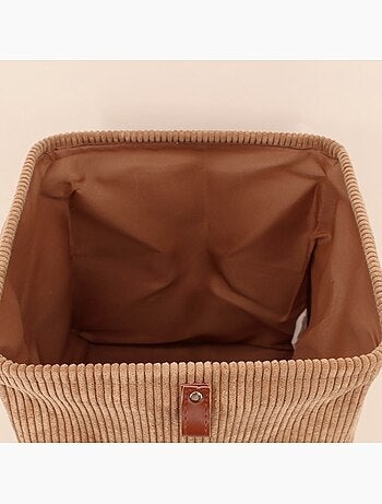 Cube de rangement en velours 31x3cm