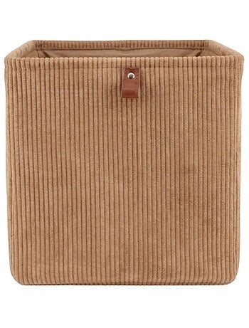 Cube de rangement en velours 31x3cm