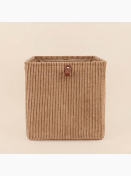 Cube de rangement en velours 31x3cm - Kiabi