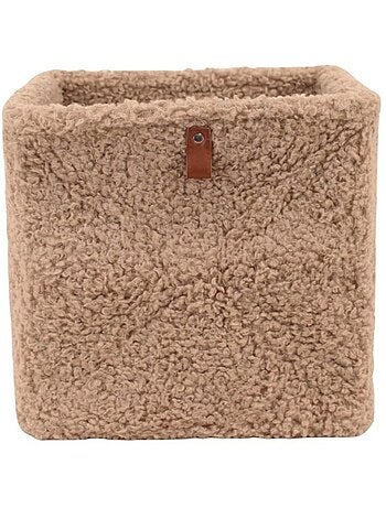 Cube de rangement en velours 31x3cm