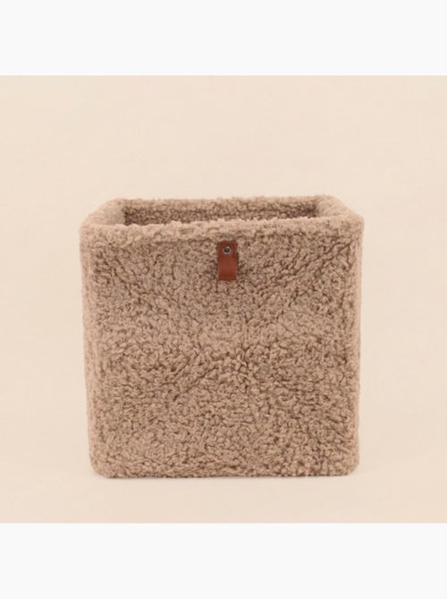 Cube de rangement en velours 31x3cm - Kiabi Cube de rangement en velours 31x3cm - Kiabi