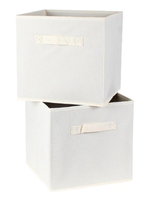 Cube De Rangement Intissé 28x28cm - Lot De 2 - Kiabi