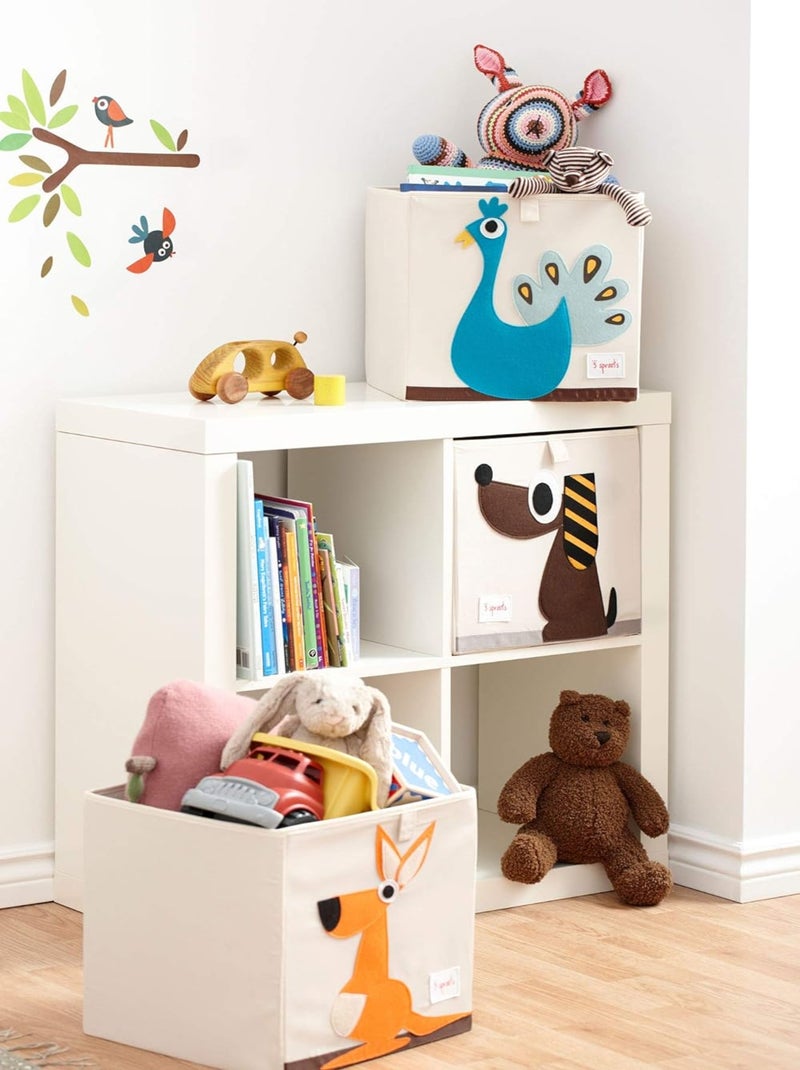 Cube de rangement Kangourou Orange - Kiabi