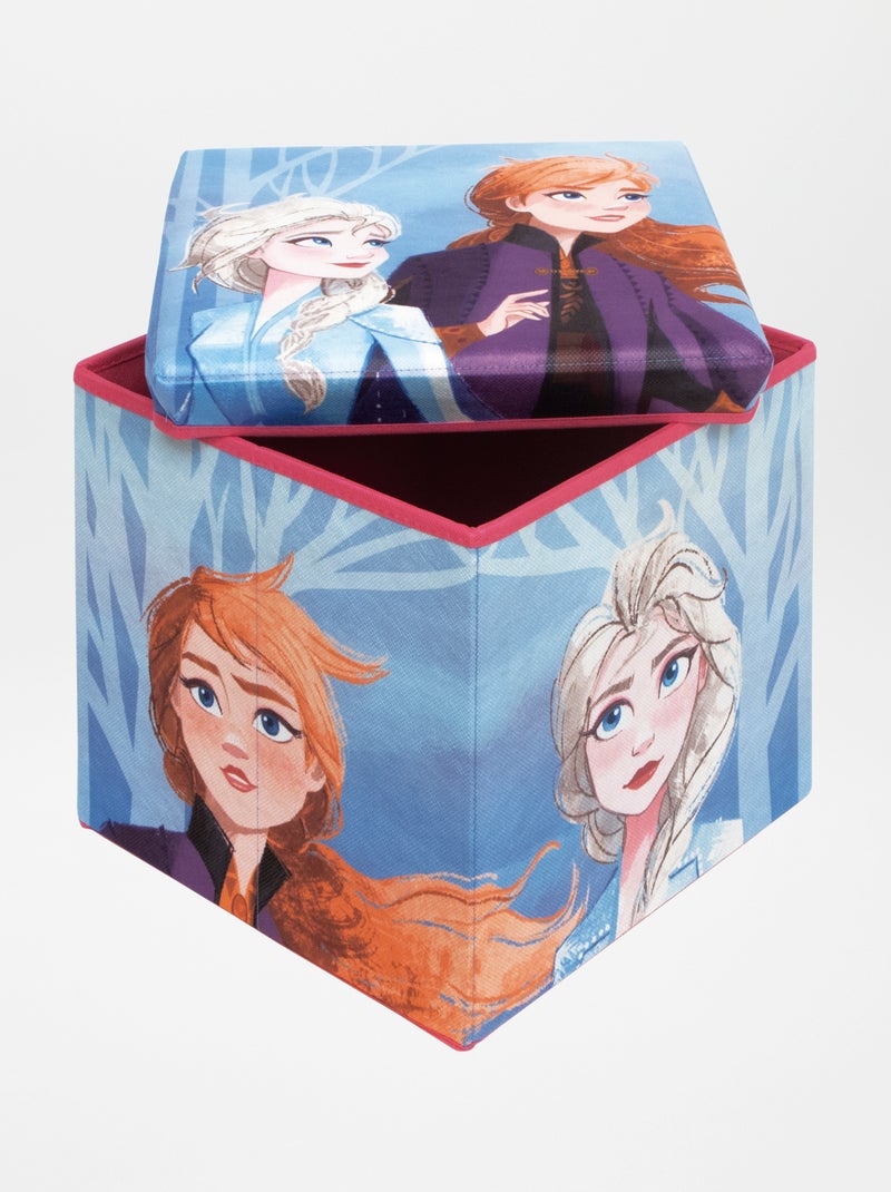Cube de rangement 'La Reine des Neiges' Blanc - Kiabi