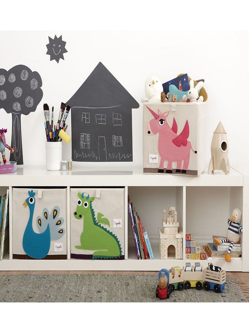 Cube de rangement Licorne Rose - Kiabi