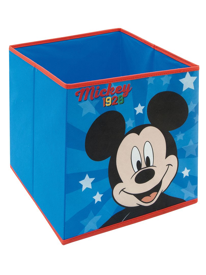 Cube de rangement 'Mickey' pliable bleu - Kiabi