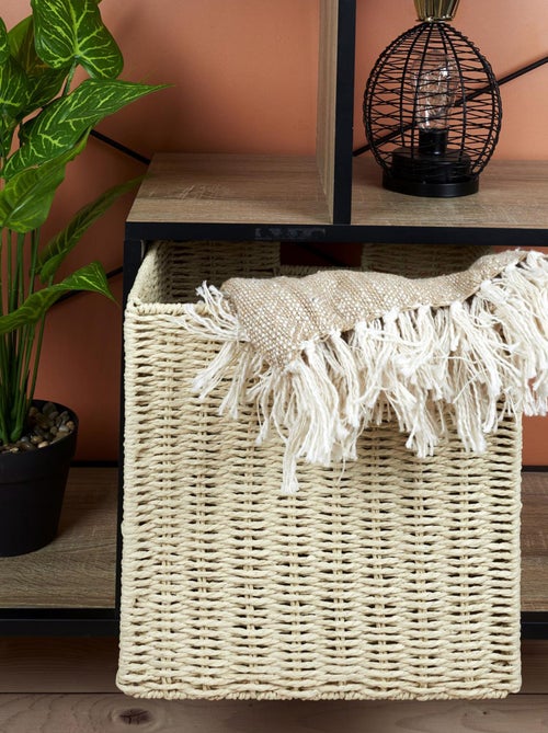 Cube de rangement NATURAL BRAID - Kiabi