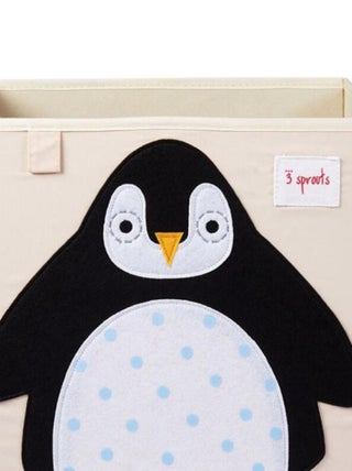 Cube De Rangement Pingouin (33,5 X 33,5 Cm)