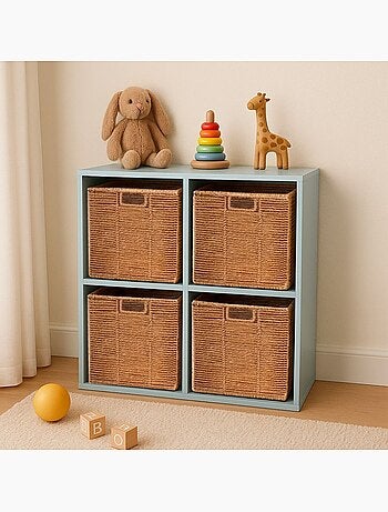 Cube de rangement pliable en corde 31cm