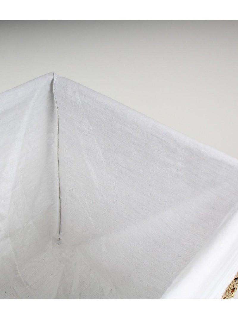 Cube De Rangement Pliable En Jonc De Mer 32 X 32 X 32 Cm Beige - Kiabi