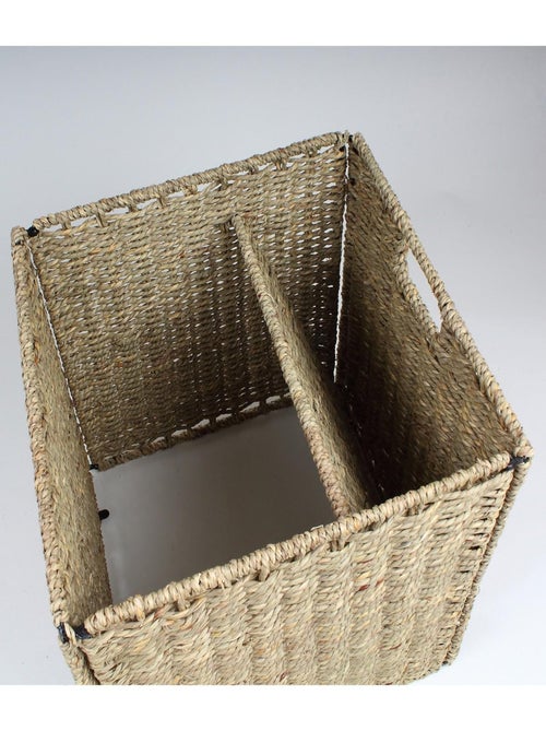 Cube De Rangement Pliable En Jonc De Mer 32 X 32 X 32 Cm - Kiabi