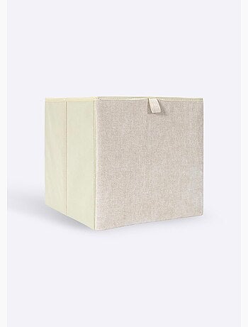 Cube de rangement pliable en tissu - afibel