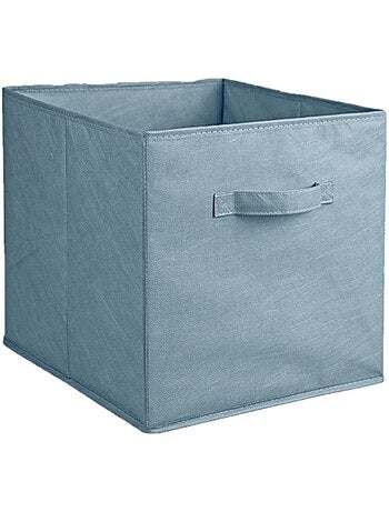 Cube de rangement pliable en tissu avec poignée
