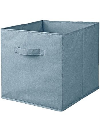 Cube de rangement pliable en tissu avec poignée