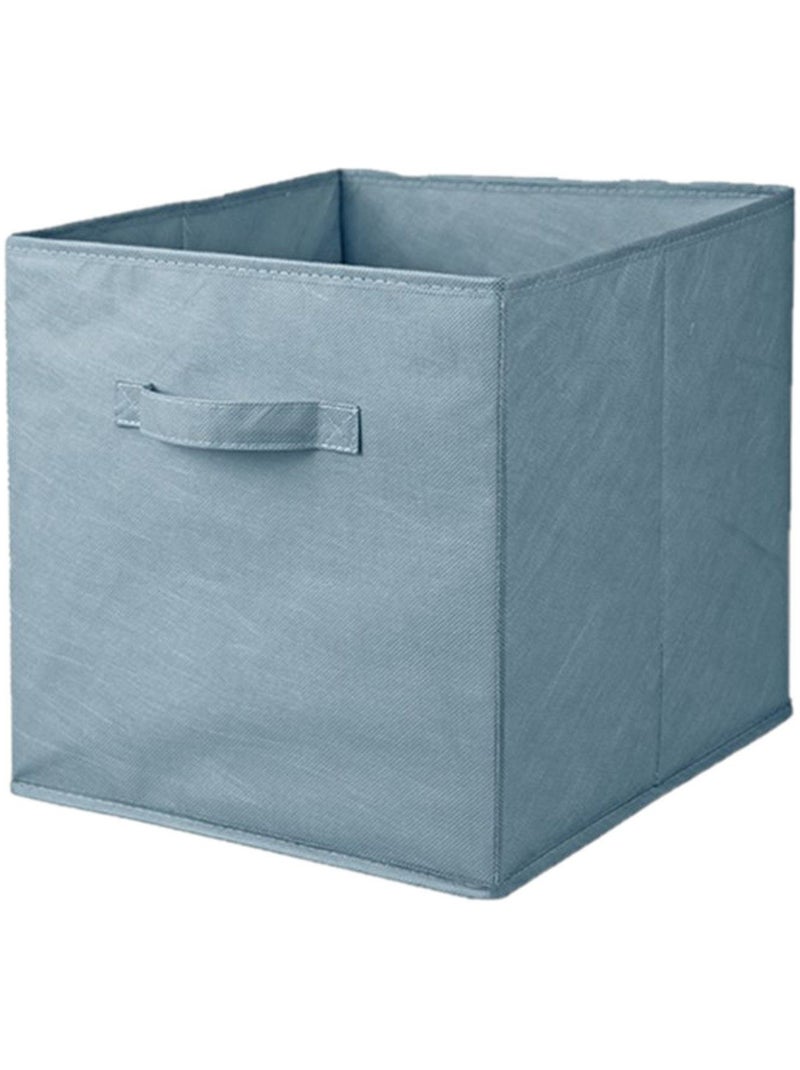 Cube de rangement pliable en tissu avec poignée Bleu - Kiabi