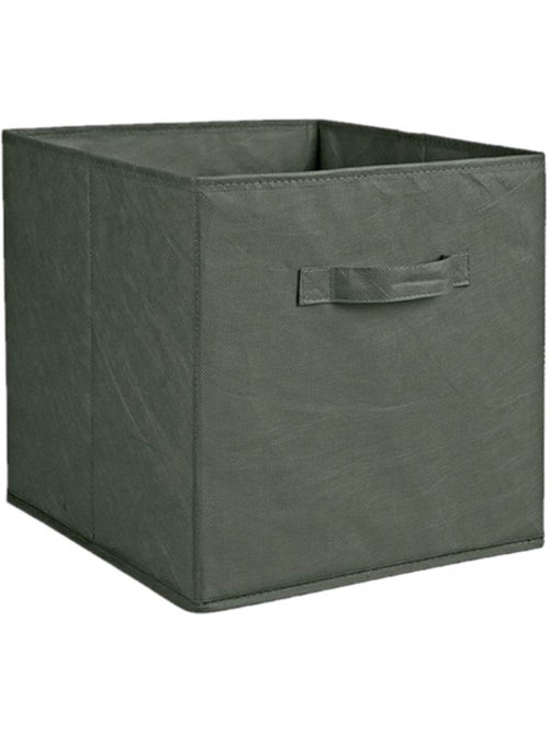 Cube de rangement pliable en tissu avec poignée - Kiabi Cube de rangement pliable en tissu avec poignée - Kiabi