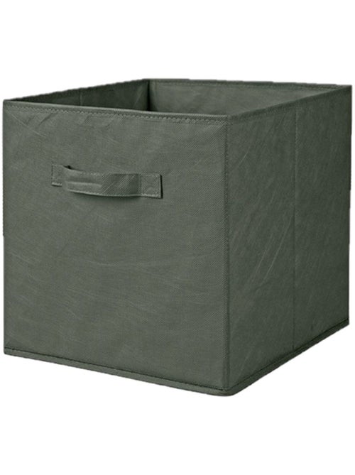 Cube de rangement pliable en tissu avec poignée - Kiabi Cube de rangement pliable en tissu avec poignée - Kiabi