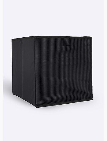 Cube de rangement pliable en velours - AFIBEL
