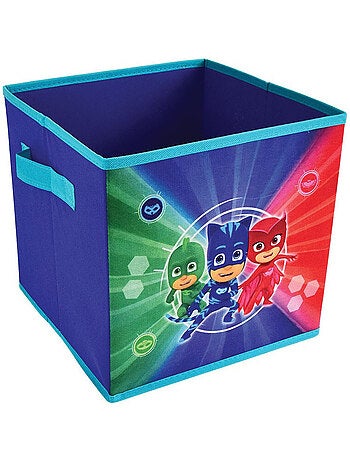 Cube de rangement Pyjamasques avec 2 poignées