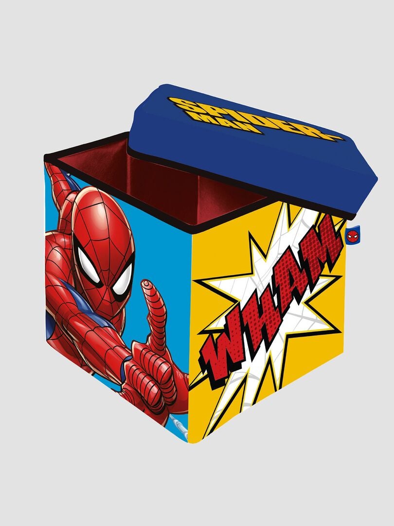 Cube de rangement 'Spiderman' Rouge - Kiabi