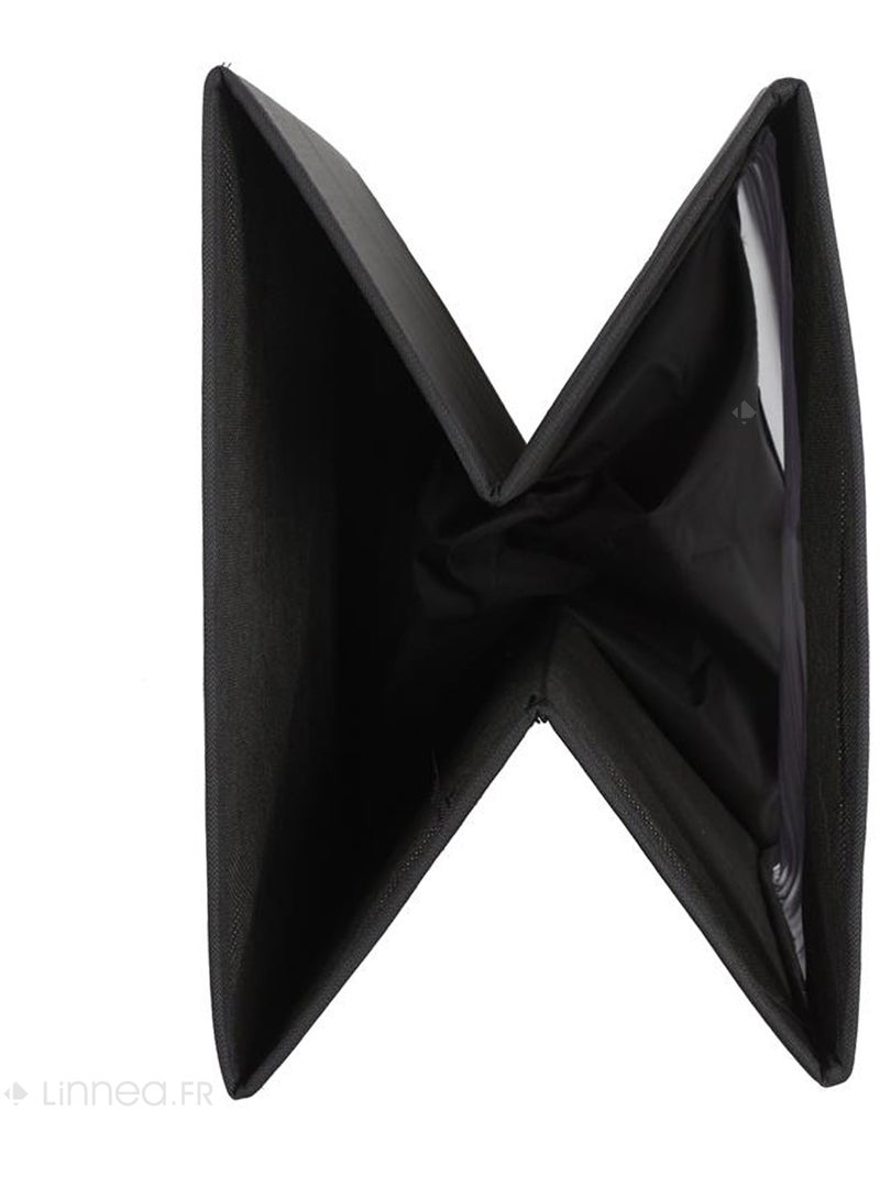 Cube de rangement transparent pliable Noir Noir - Kiabi