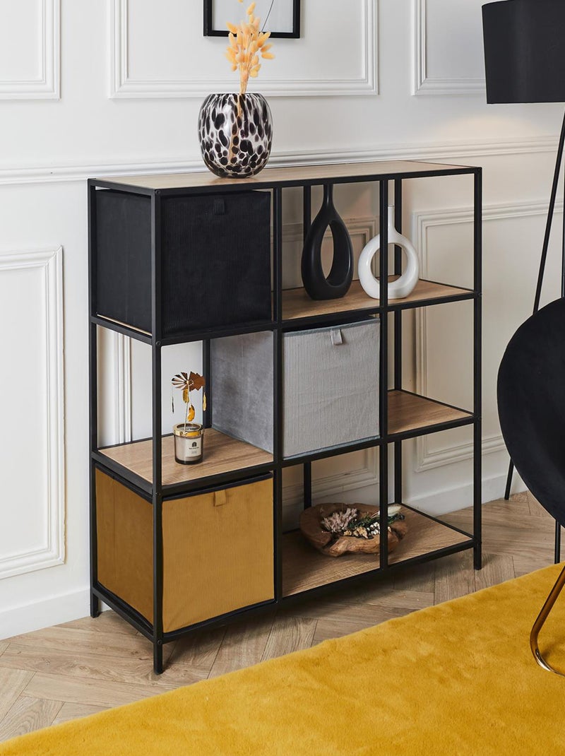 Cube de rangement VITALY Jaune - Kiabi