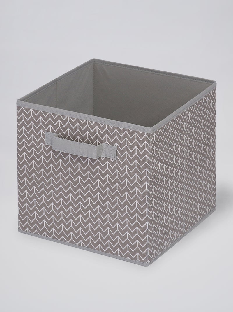 Cube de rangements Gris - Kiabi
