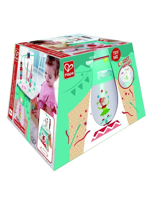 Cube d'éveil éclairé cirque - Kiabi