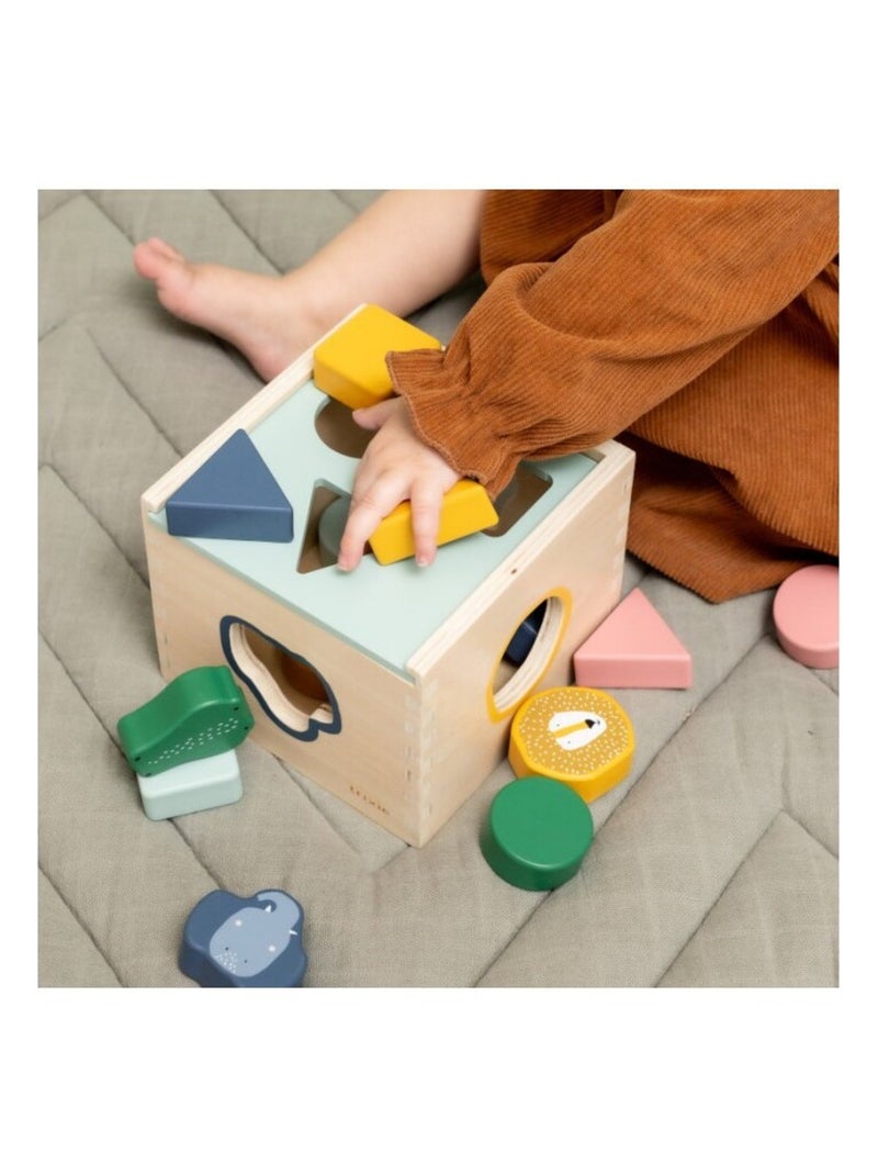 Cubes à formes en bois animaux N/A - Kiabi
