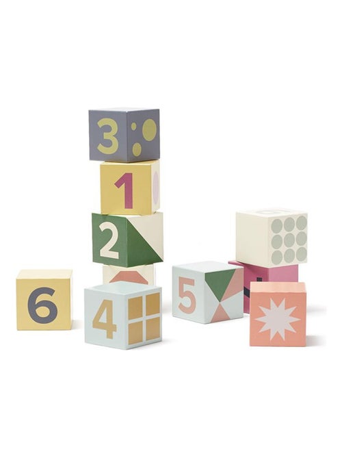 Cubes bois 10 pcs Edvin en coton - Kiabi