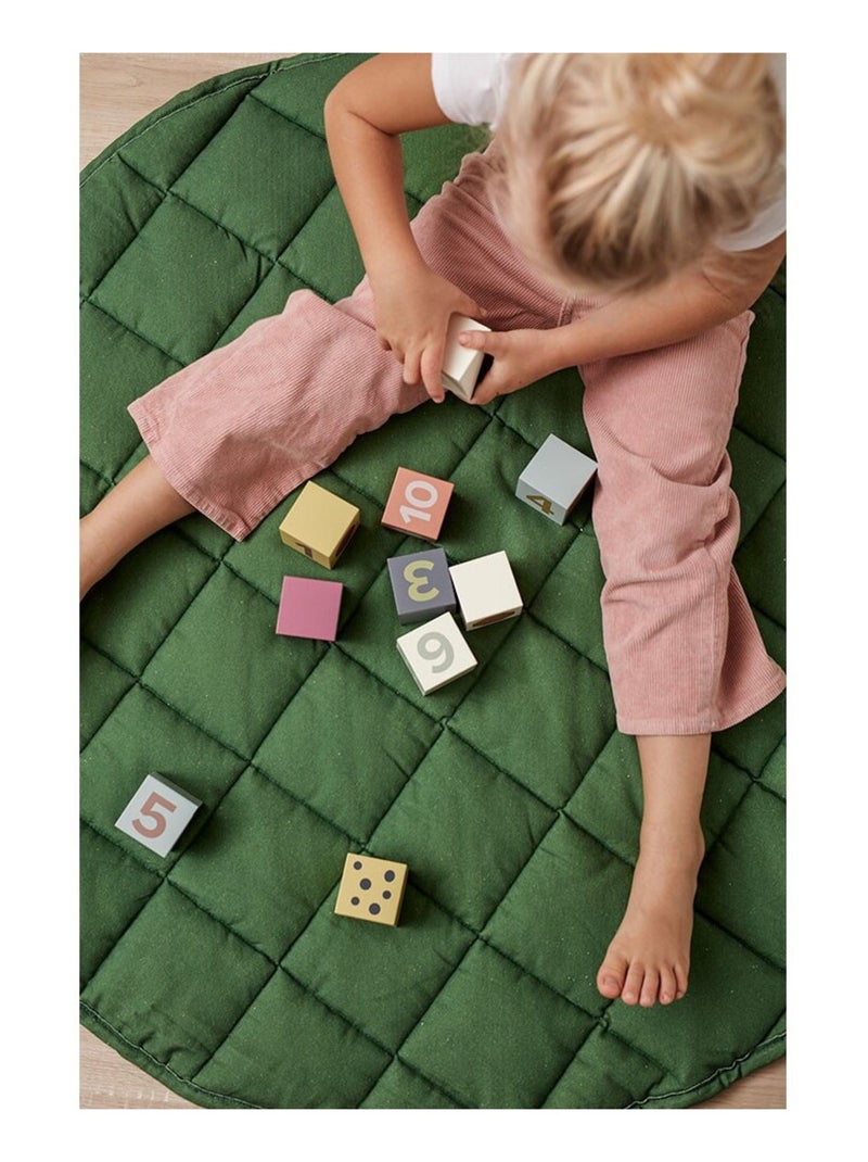 Cubes bois 10 pcs Edvin en coton Multicolore - Kiabi