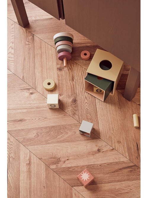 Cubes bois 5 pcs Edvin en bois contreplaqué - Kiabi