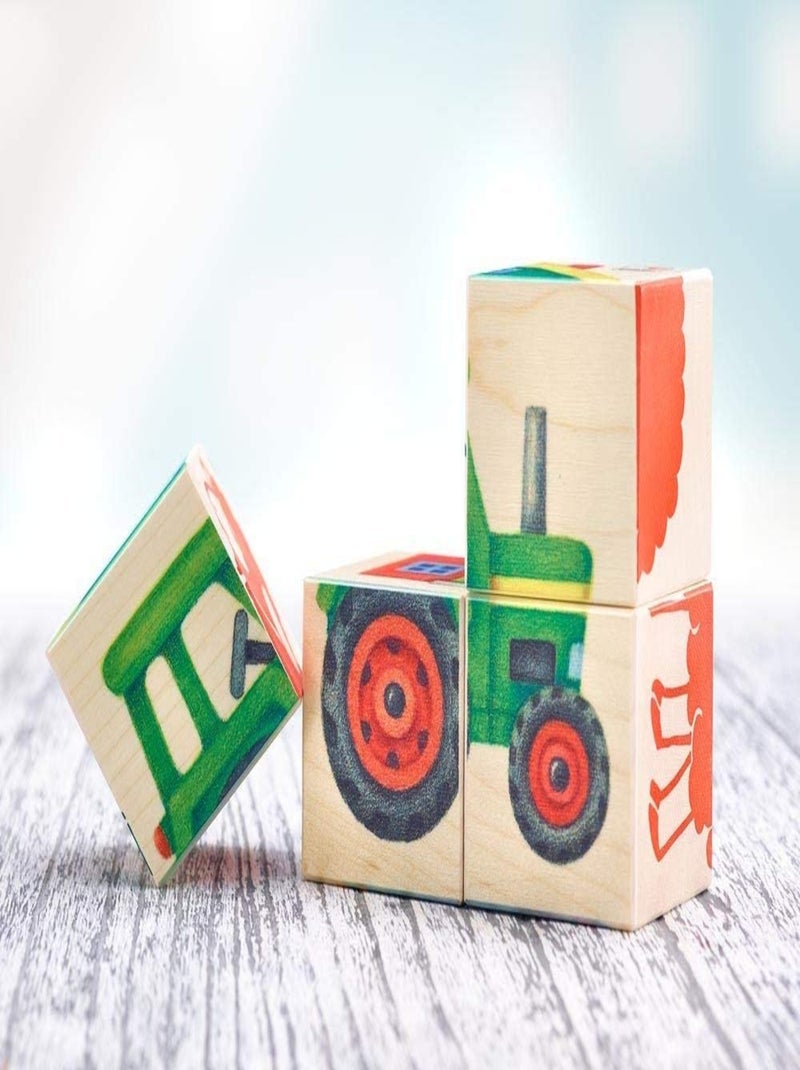 Cubes de la ferme Beige - Kiabi