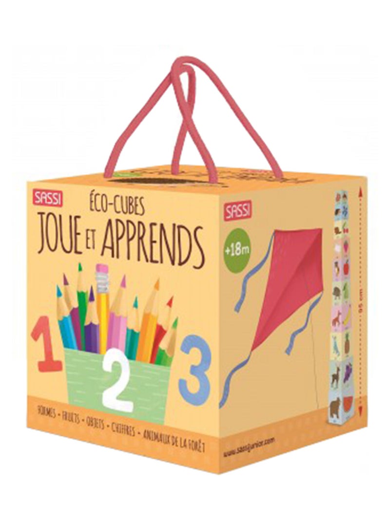 Cubes éducatifs et d'apprentissage, Joue et apprends Sassi Junior Multicolore - Kiabi
