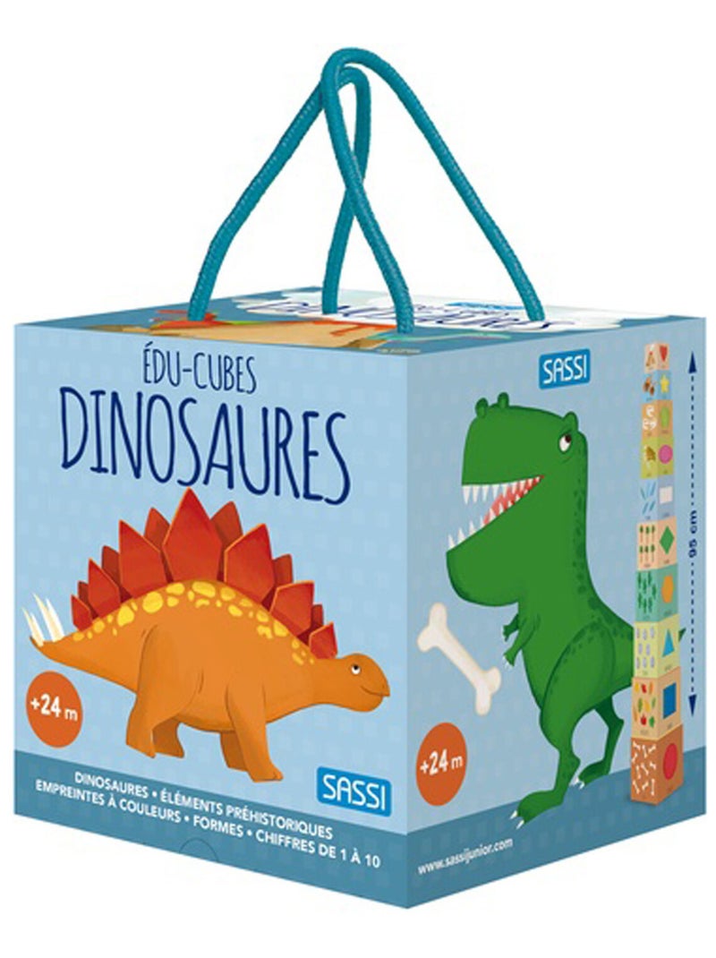 Cubes éducatifs et d'apprentissage, Les Dinosaures Sassi Junior Multicolore - Kiabi