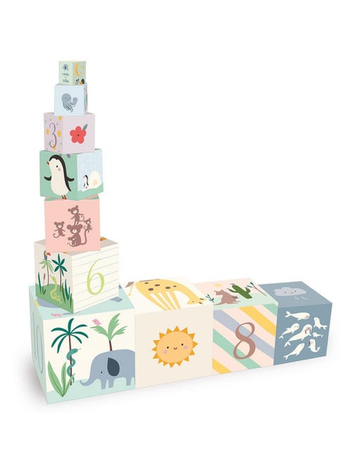 Cubes gigognes Animaux du monde - Kiabi