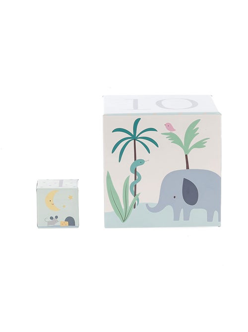 Cubes gigognes Animaux du monde - Kiabi