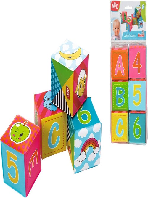 Cubes Souples Empilables Multicolors - Abc - Kiabi