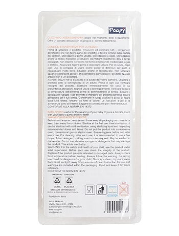 Cuillère à double extrémité -Poupy- pour goûter les aliments pour bébé