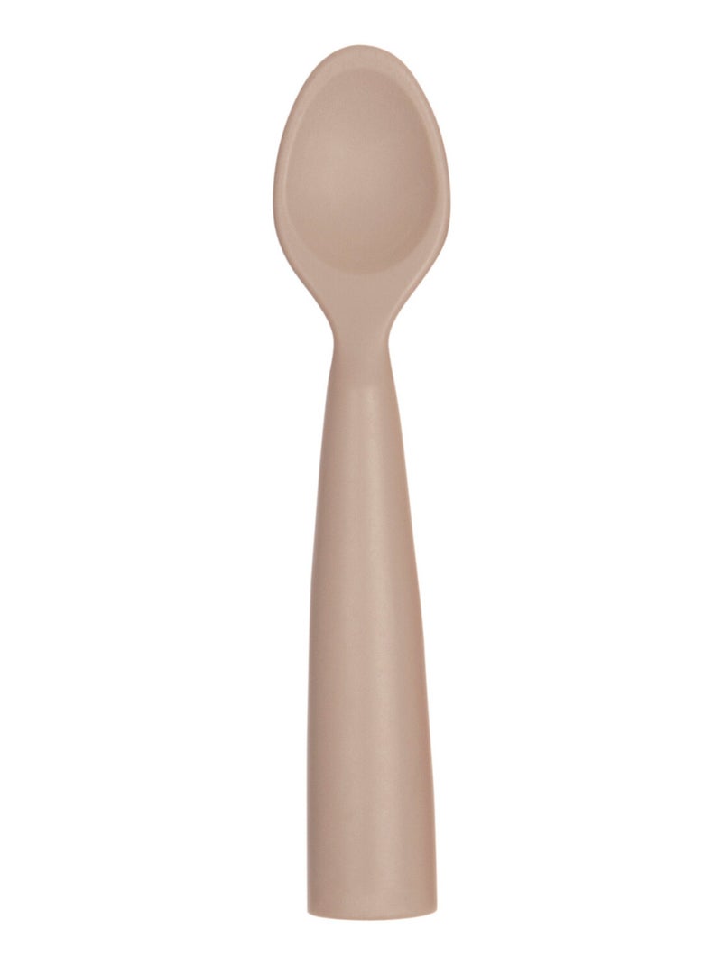 Cuillère bébé en 100% silicone Minikoioi Beige clair - Kiabi